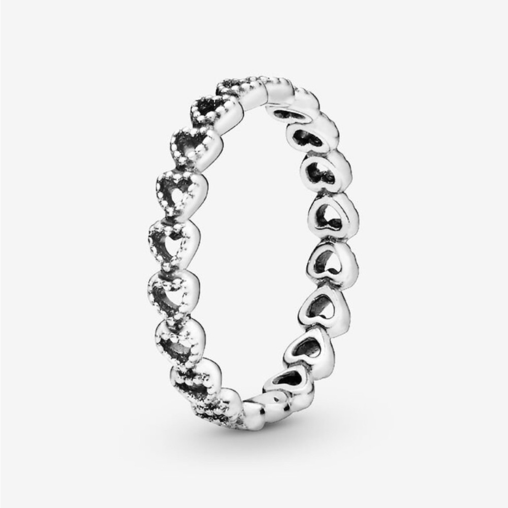 Pandora Band of Hearts Ring Sterling Silver